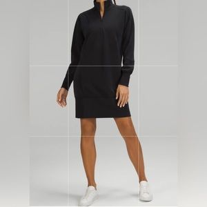 NWOT Lululemon Softstreme Long Sleeve Half zip dress; size 4